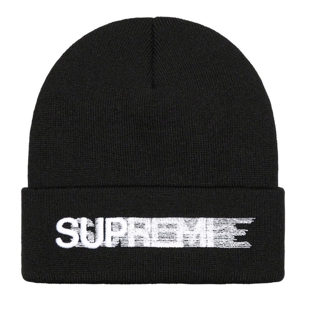 Supreme MOTION LOGO BEANIE Black